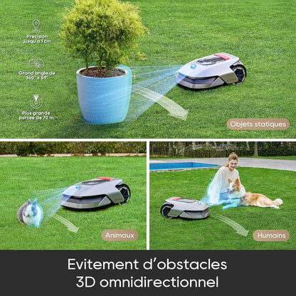 DREAME A1 Gray robot lawn mower – Image 6