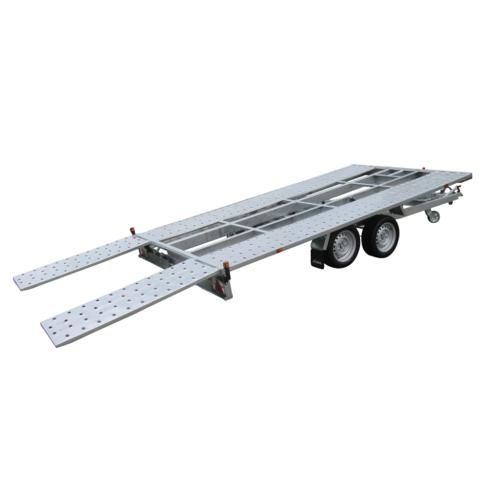 Porte-voitures LIDER 43720 – Roues sous plateau – PTAC 2 700 kg