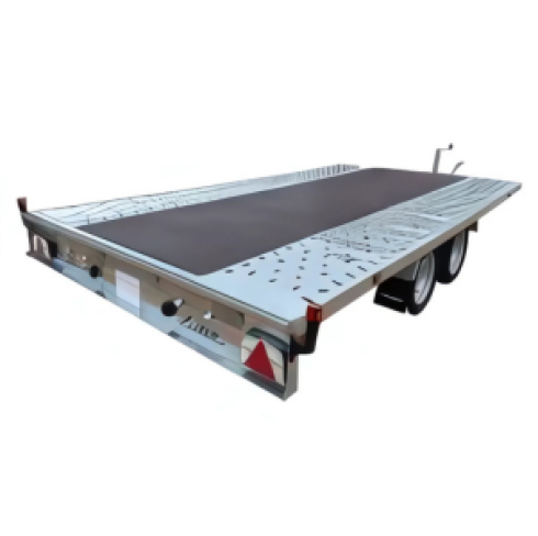 Porte-voiture LIDER 43720 avec plancher bois – Double essieu