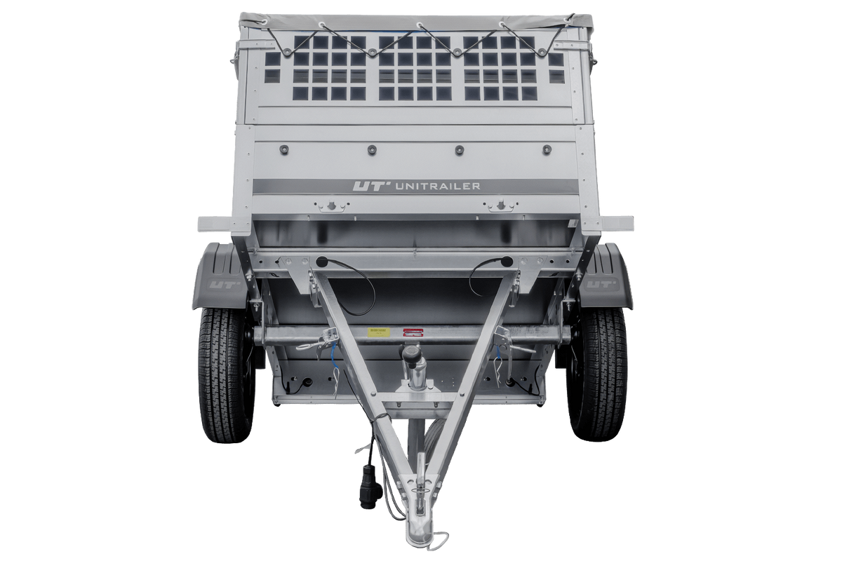Petite remorque à benne basculante Garden Trailer 150 KIPP – UNITRAILER