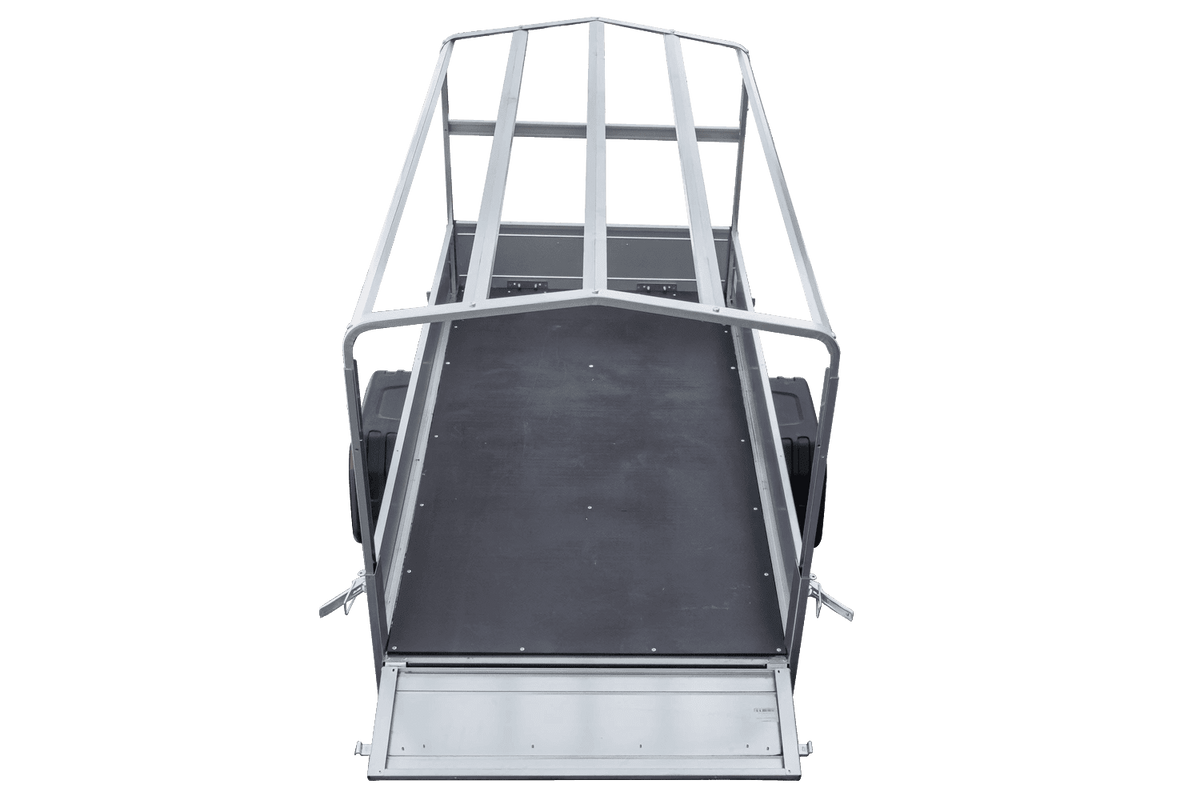Remorque automobile Garden Trailer 200 KIPP 200 x 106 cm avec bâche haute, arceau et roue jockey PTAC 500 kg