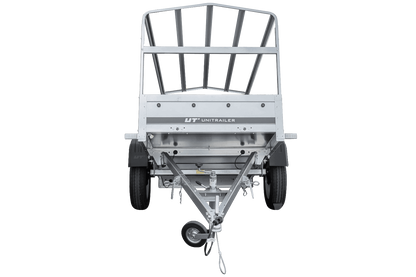 Remorque automobile Garden Trailer 200 KIPP 200 x 106 cm avec bâche haute, arceau et roue jockey PTAC 500 kg