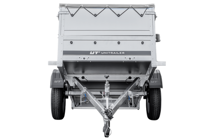 Remorque neuve 200x106 avec bâche plate, rehausses de ridelles et roue jockey - Garden Trailer 200 KIPP